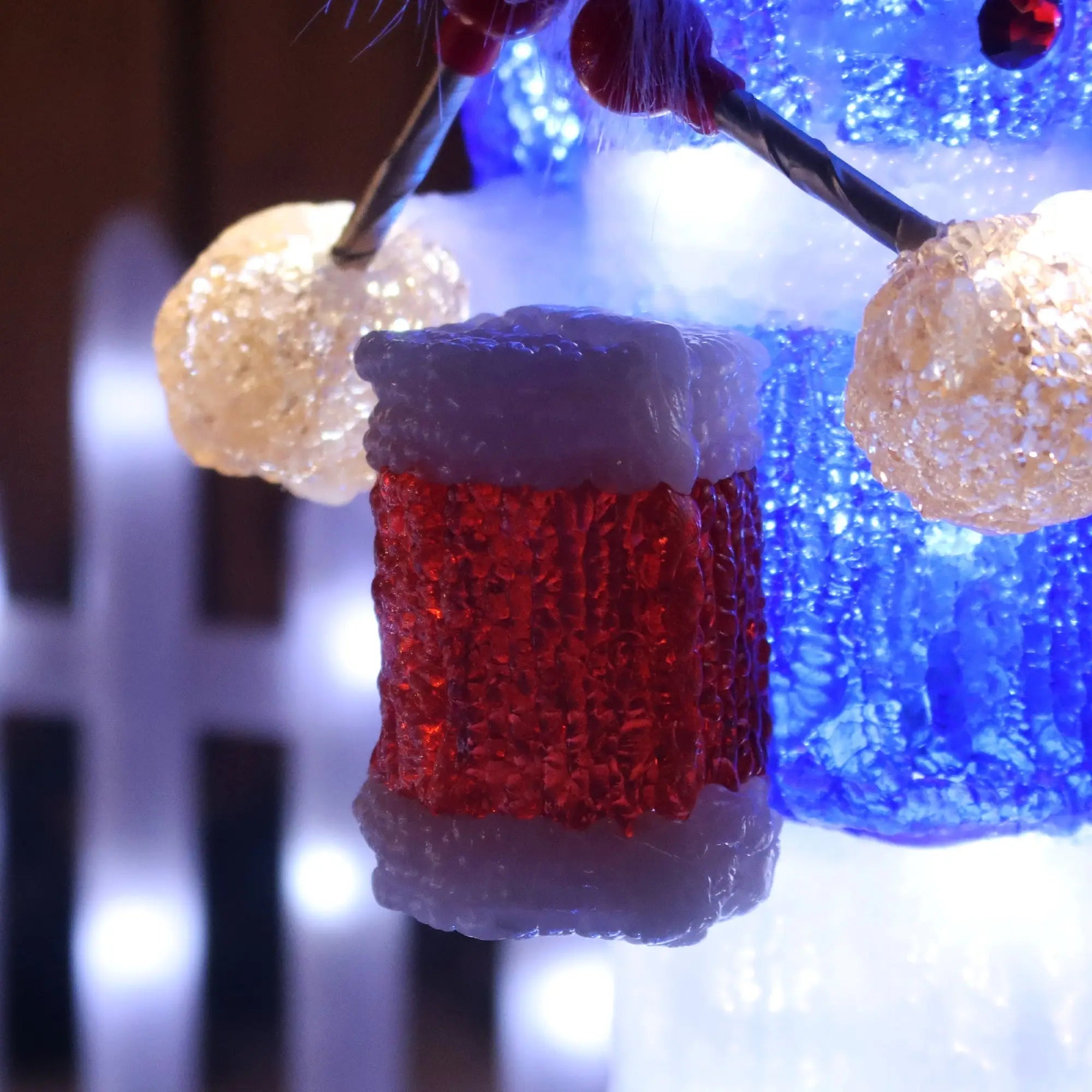 Lexi Lighting Acrylic Nutcracker V1 White Led 57cm
