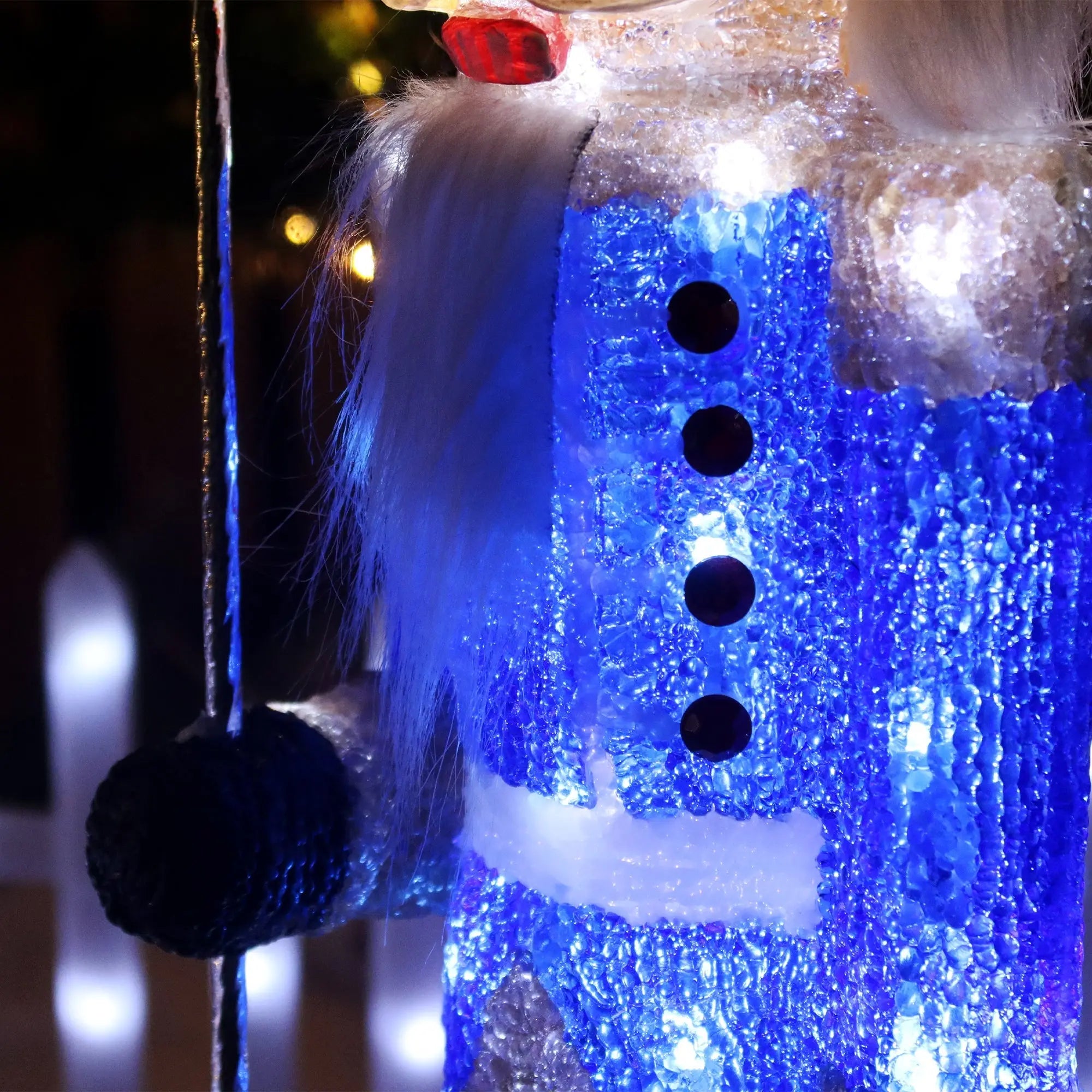Lexi Lighting Acrylic Nutcracker V2 63cm Led