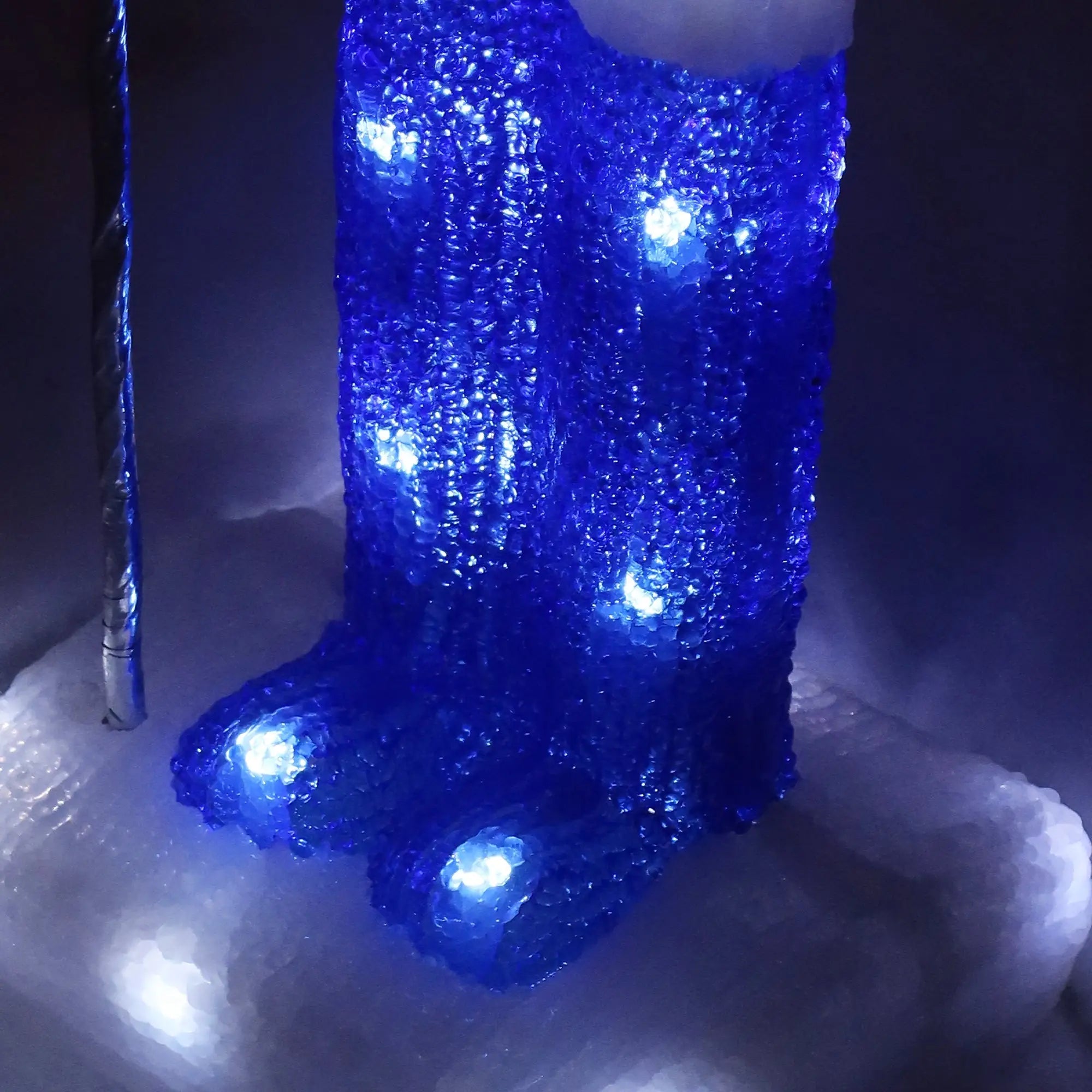 Lexi Lighting Acrylic Nutcracker V2 63cm Led