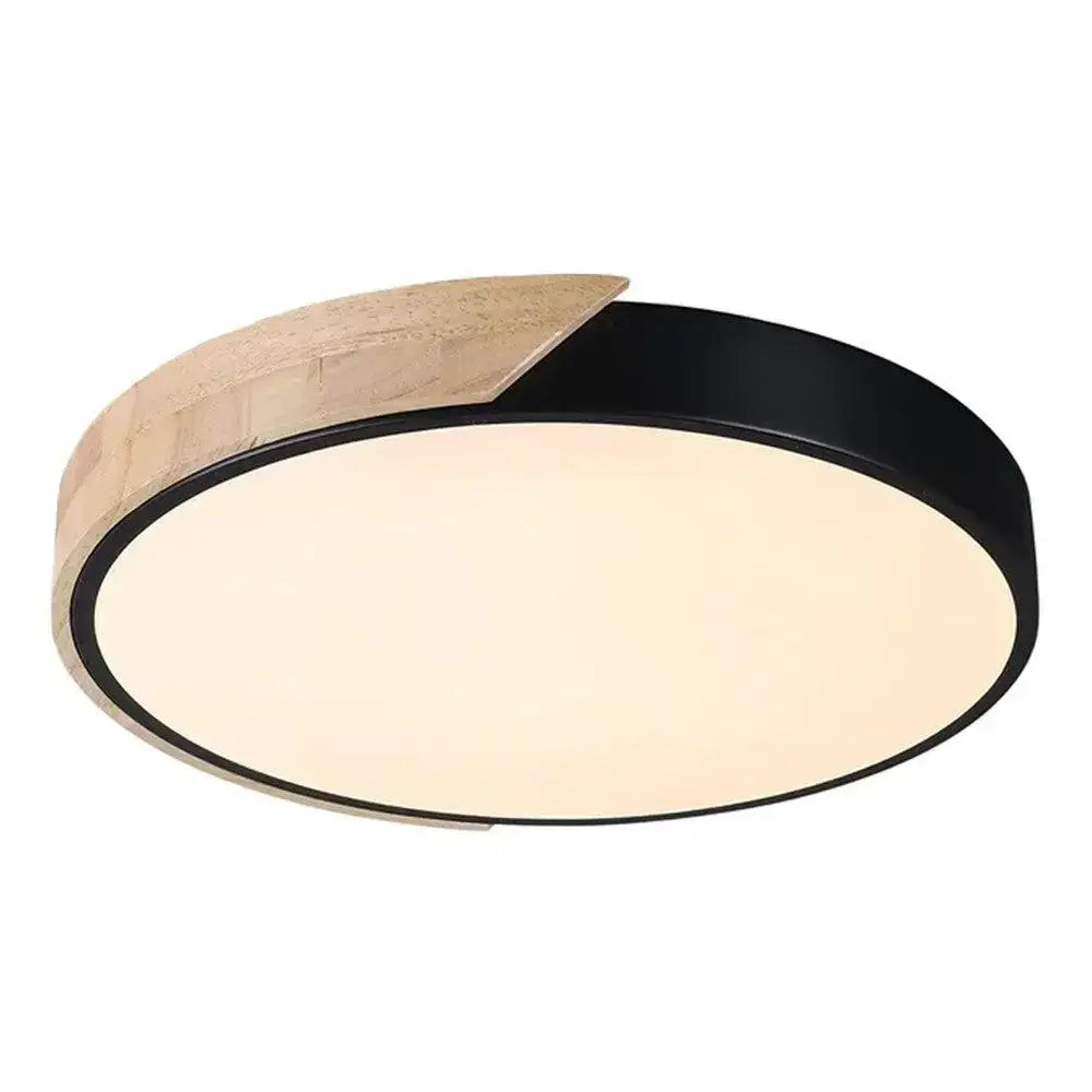 Lexi Lighting Celestia Modern Timber Led Oyster Light