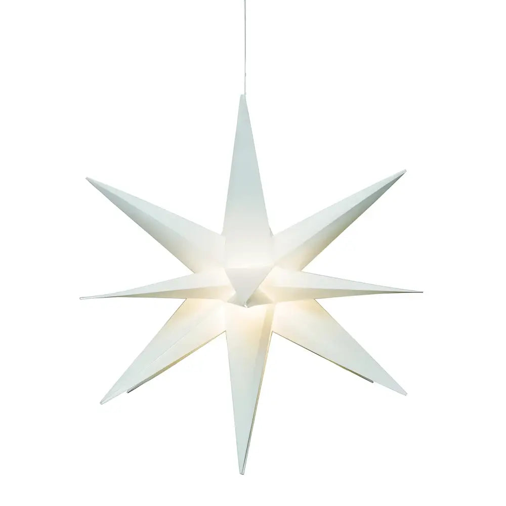 Lexi Lighting Christmas Ceiling&Wall Decoration White Starburst Hanging Light - 2 Colour Options LL001020W