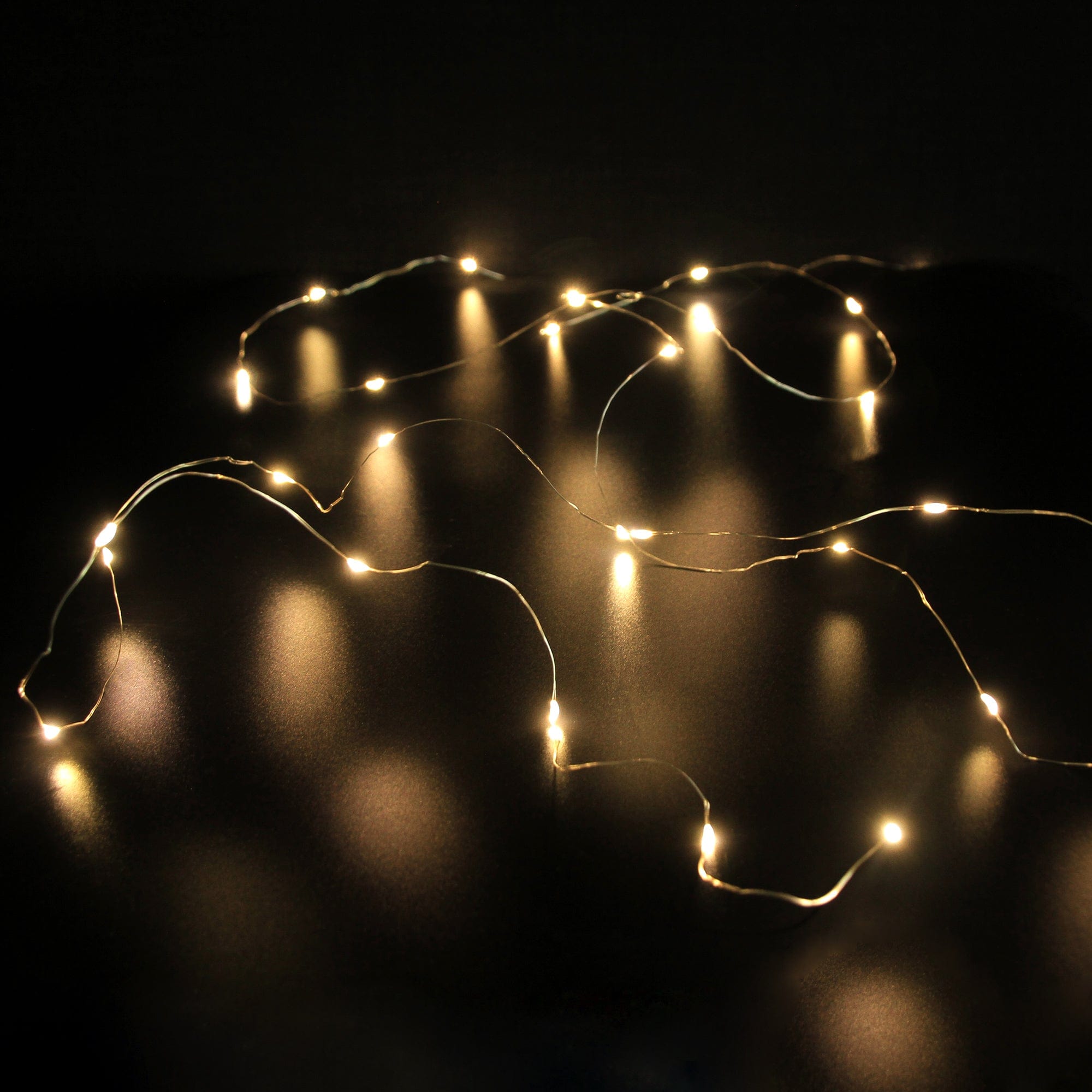 Lexi Lighting Micro Fairy Lights Battery Operated 40 Micro LED String Lights with Timer - 3 Colour Options