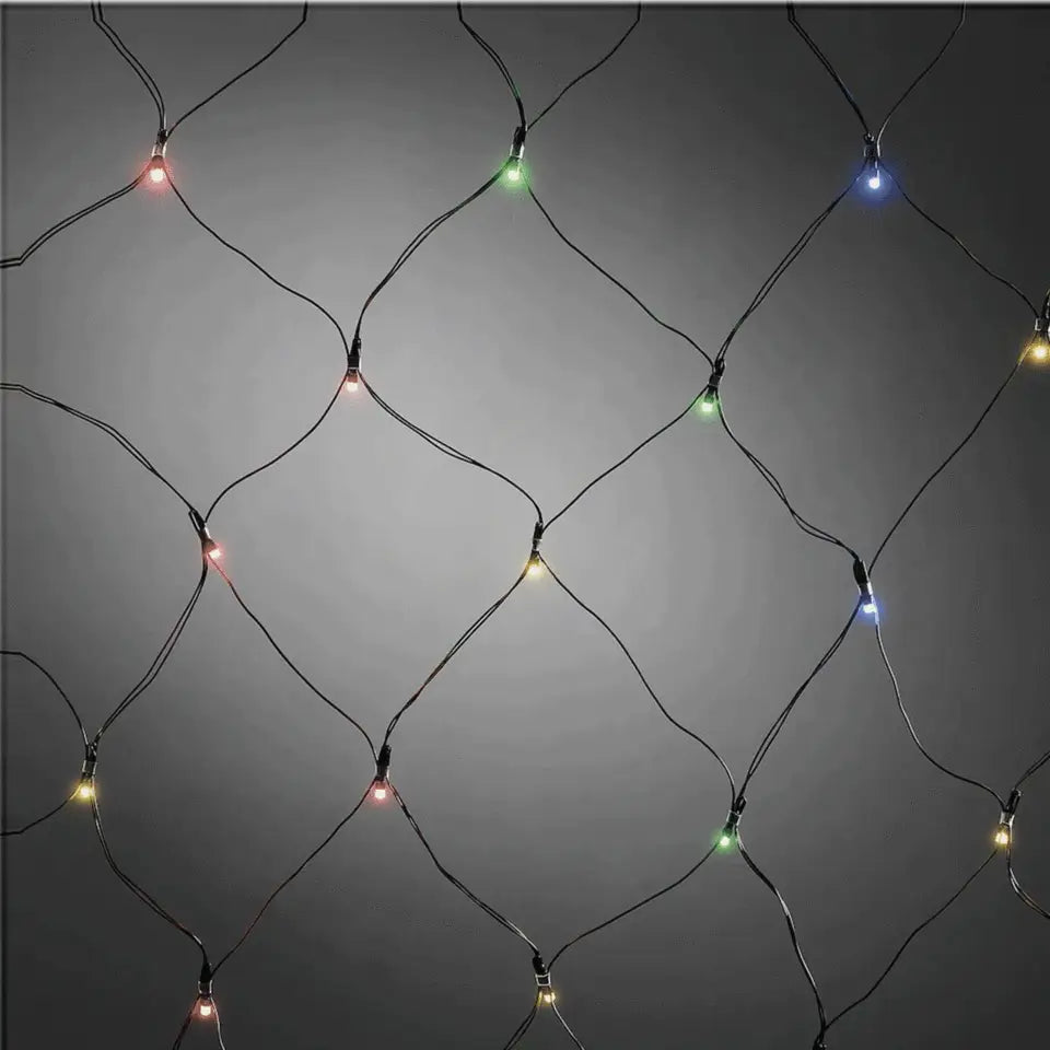 Lexi Lighting Net Light Multicolour Dual Power 160 LED Connectable Net Light - 3 Colour Options
