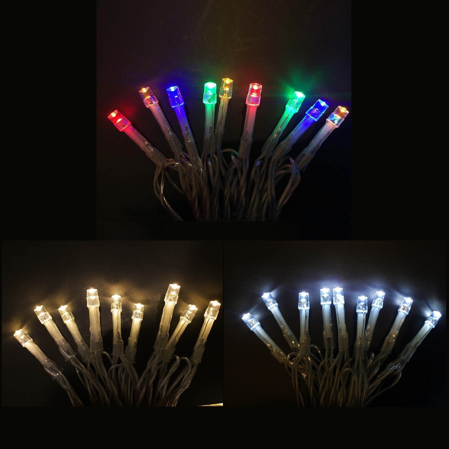 Lexi Lighting String Light Battery Operated 30 LED String Light Clear Cable -3 Colour Options