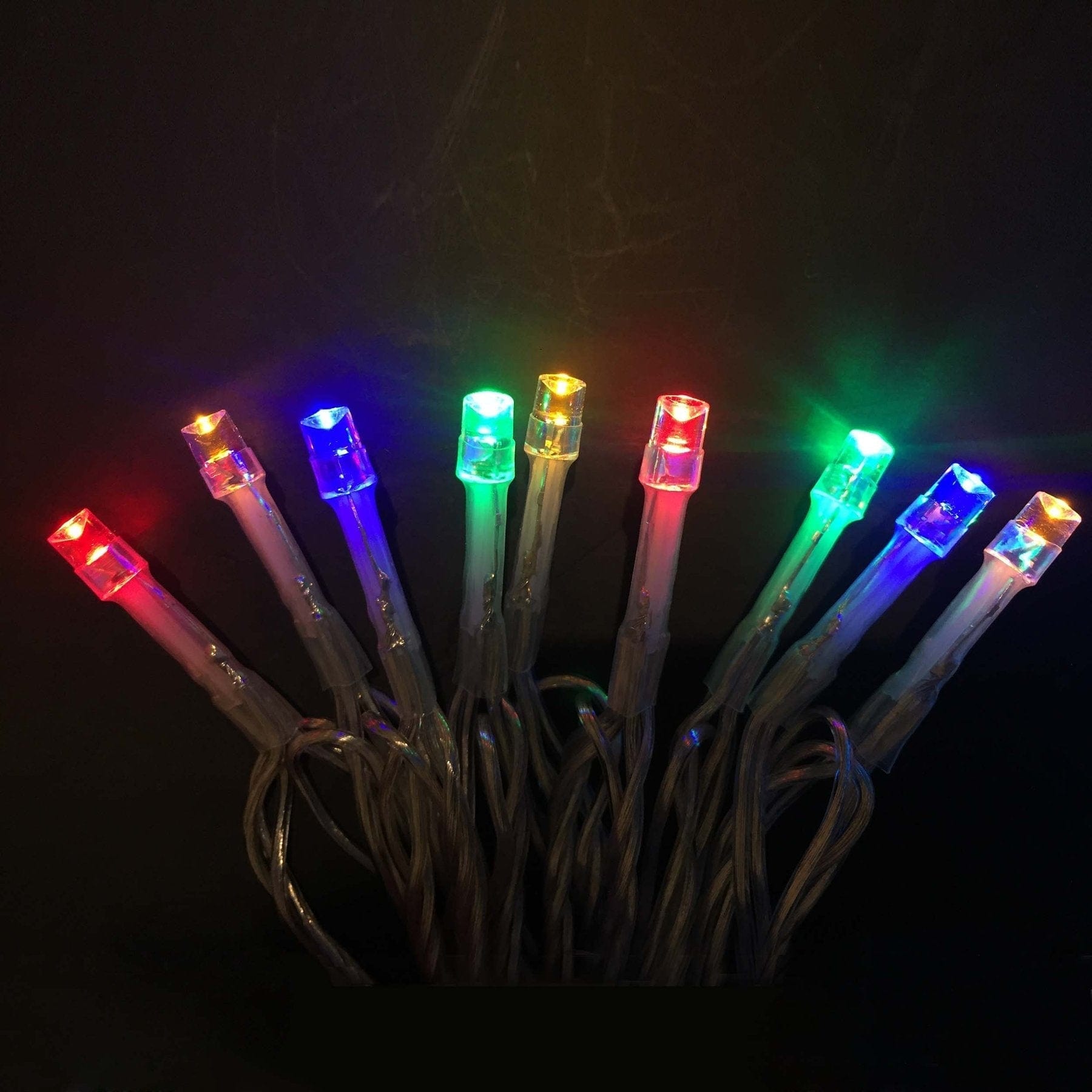 Lexi Lighting String Light Multicolour Battery Operated 400 LED String Light Clear Cable - 3 Colour Options