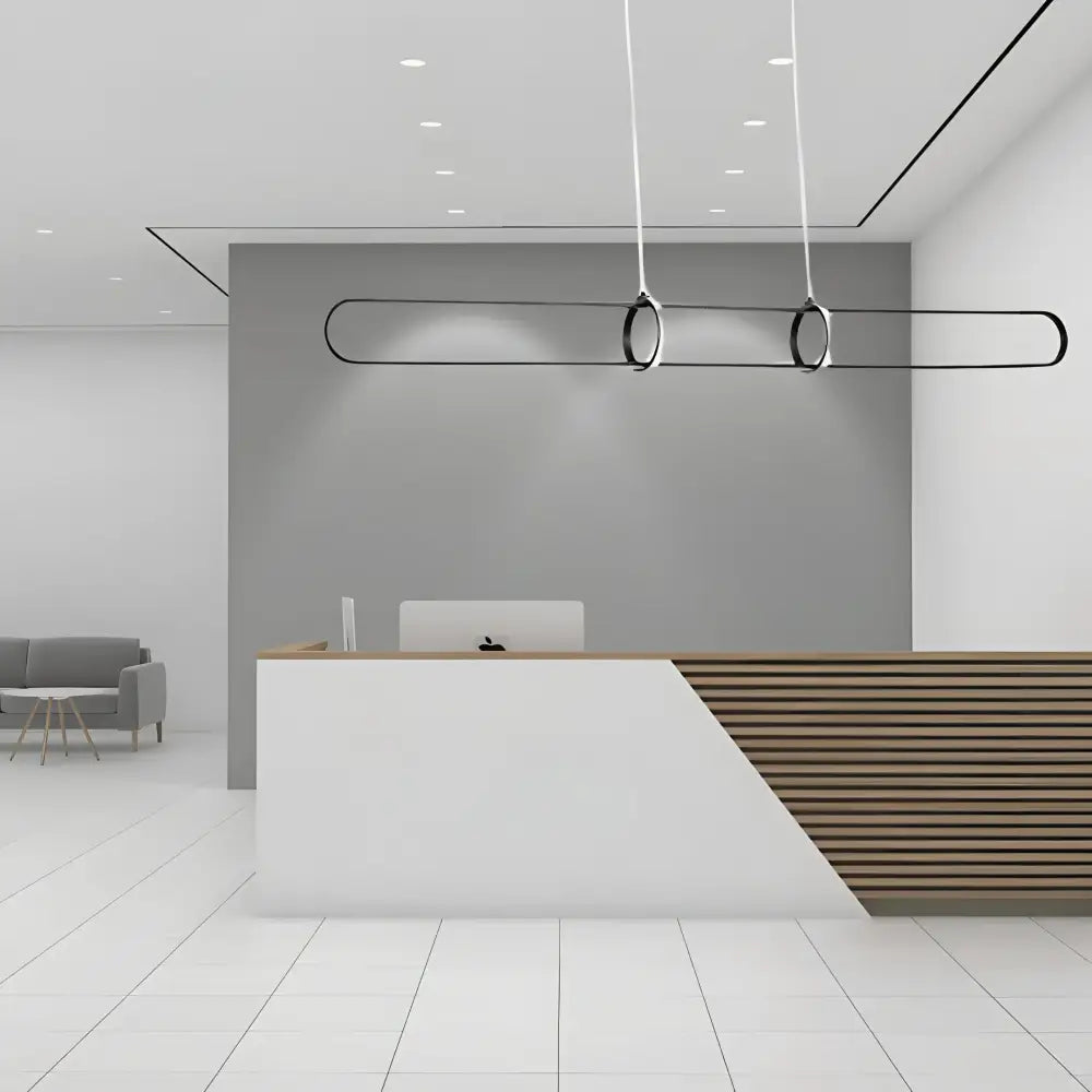 Green Earth Lighting Australia Pendant Light LEXINGTON Matte Black 1200mm 25W Tri-Colour LED Pendant Light GE636/B/1200
