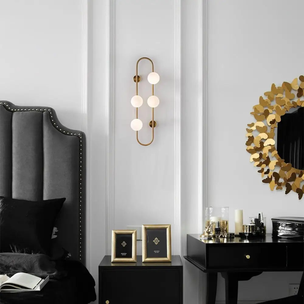 Lighting Creations Wall Light Bach Large Brass Wall Light BACHBR
