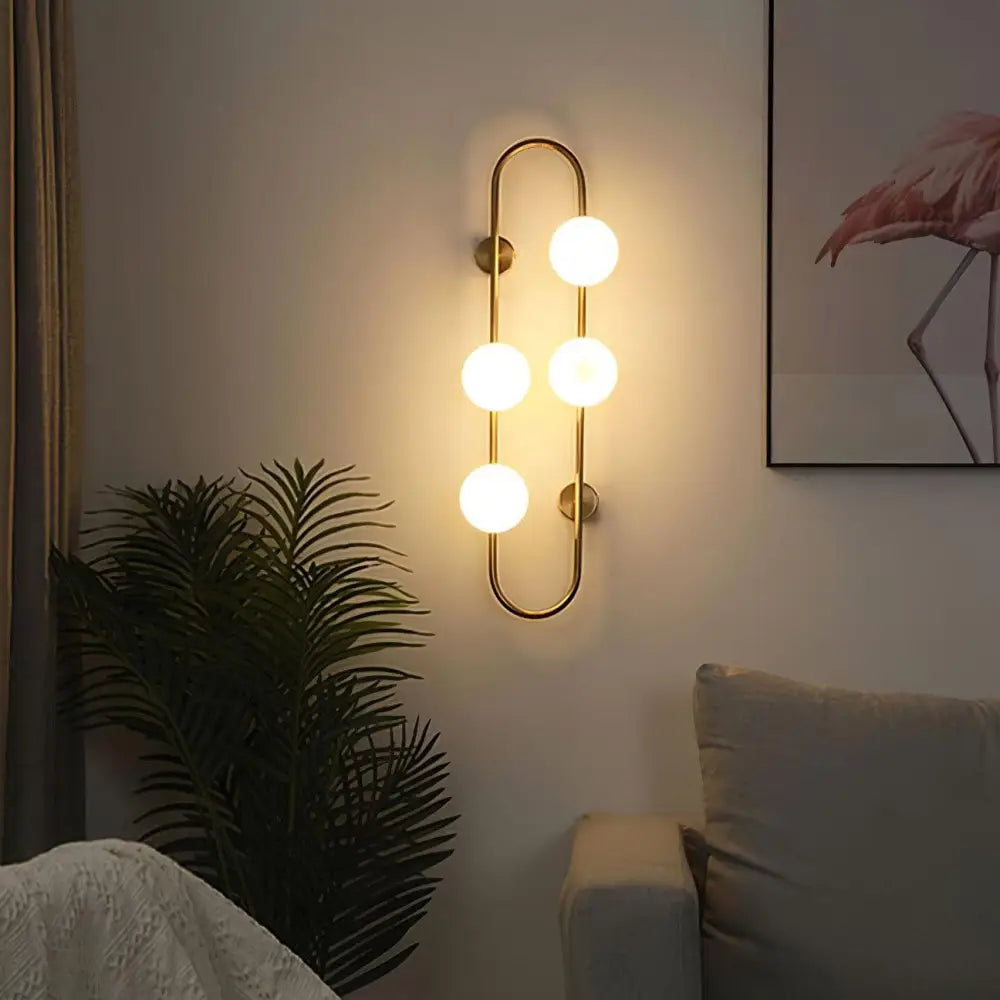 Lighting Creations Wall Light Bach Large Brass Wall Light BACHBR