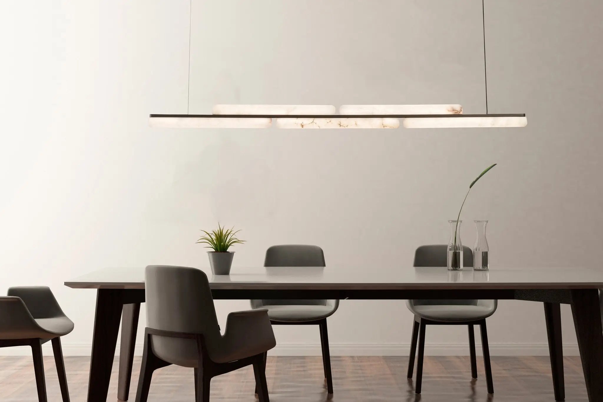 Lina Alabaster Style Spanish Marble Pendant Light