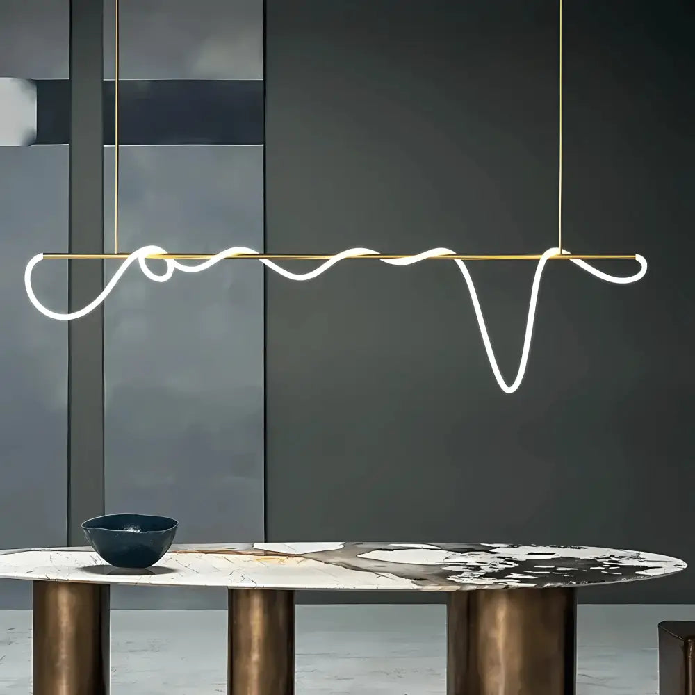 Green Earth Lighting Australia Home & Garden > Lighting Linear Flex 1800 90W Dimmable Linear LED Pendant | Satin Brass