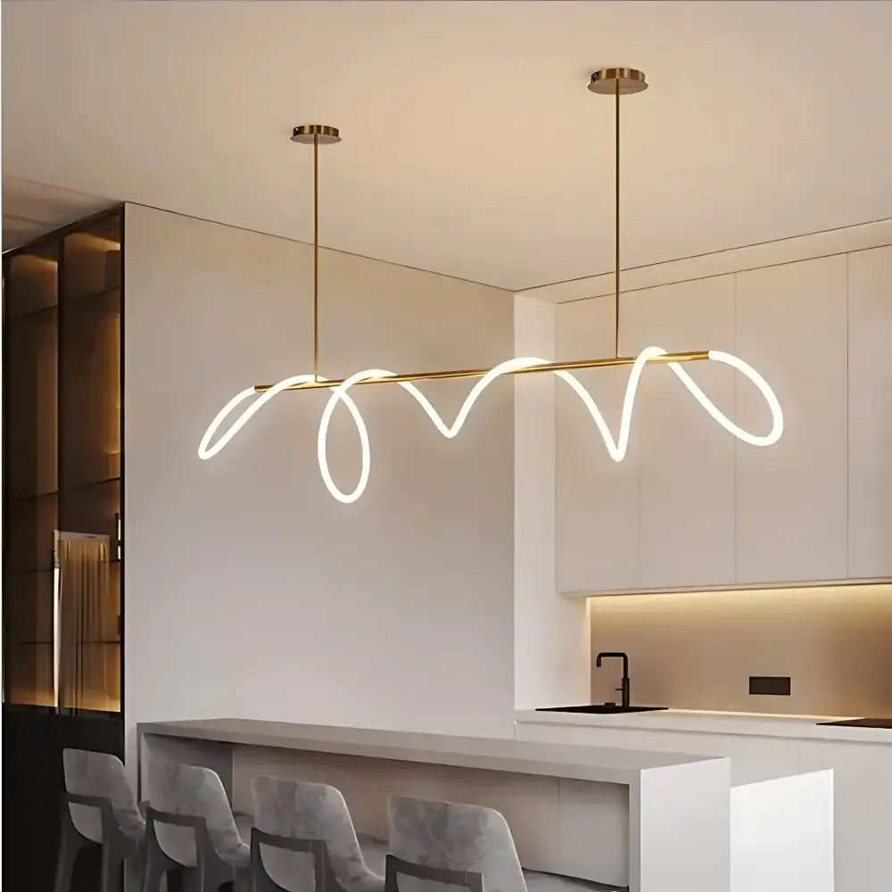 Green Earth Lighting Australia Home & Garden > Lighting Linear Flex 1800 90W Dimmable Linear LED Pendant | Satin Brass