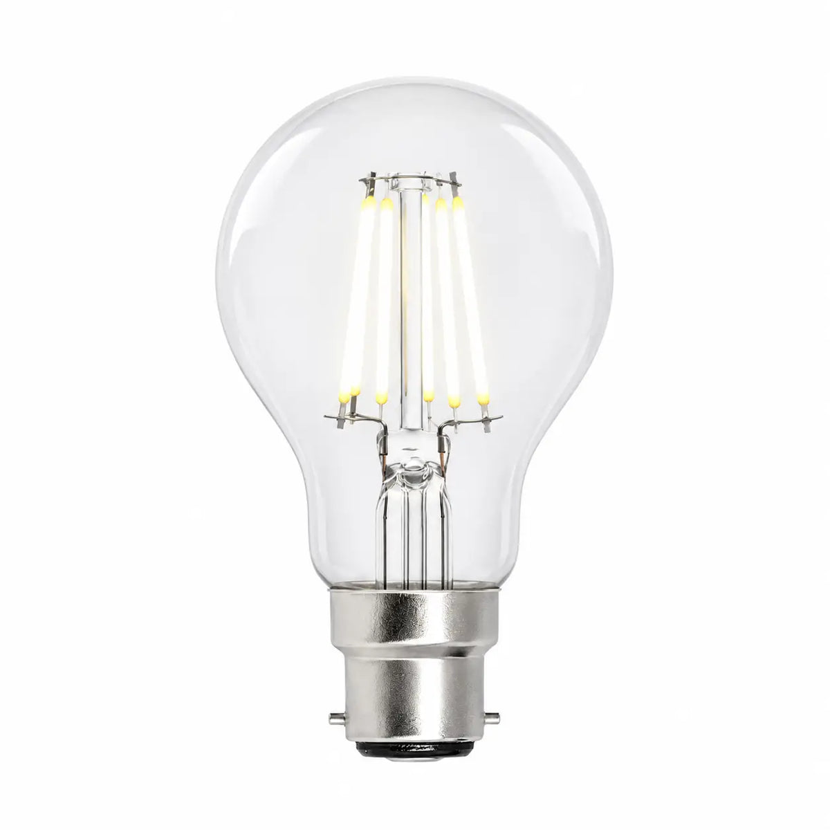 Dulora 8W 12-24V AC/DC B22 Clear A60 GLS LED Bulb 4000K Cool White