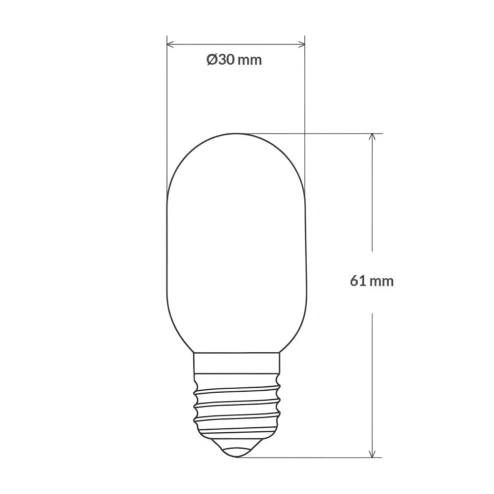 LiquidLEDs Lighting Mini bulbs 3W Pilot Dimmable LED Bulb (E27) in Warm White F327-T28-C