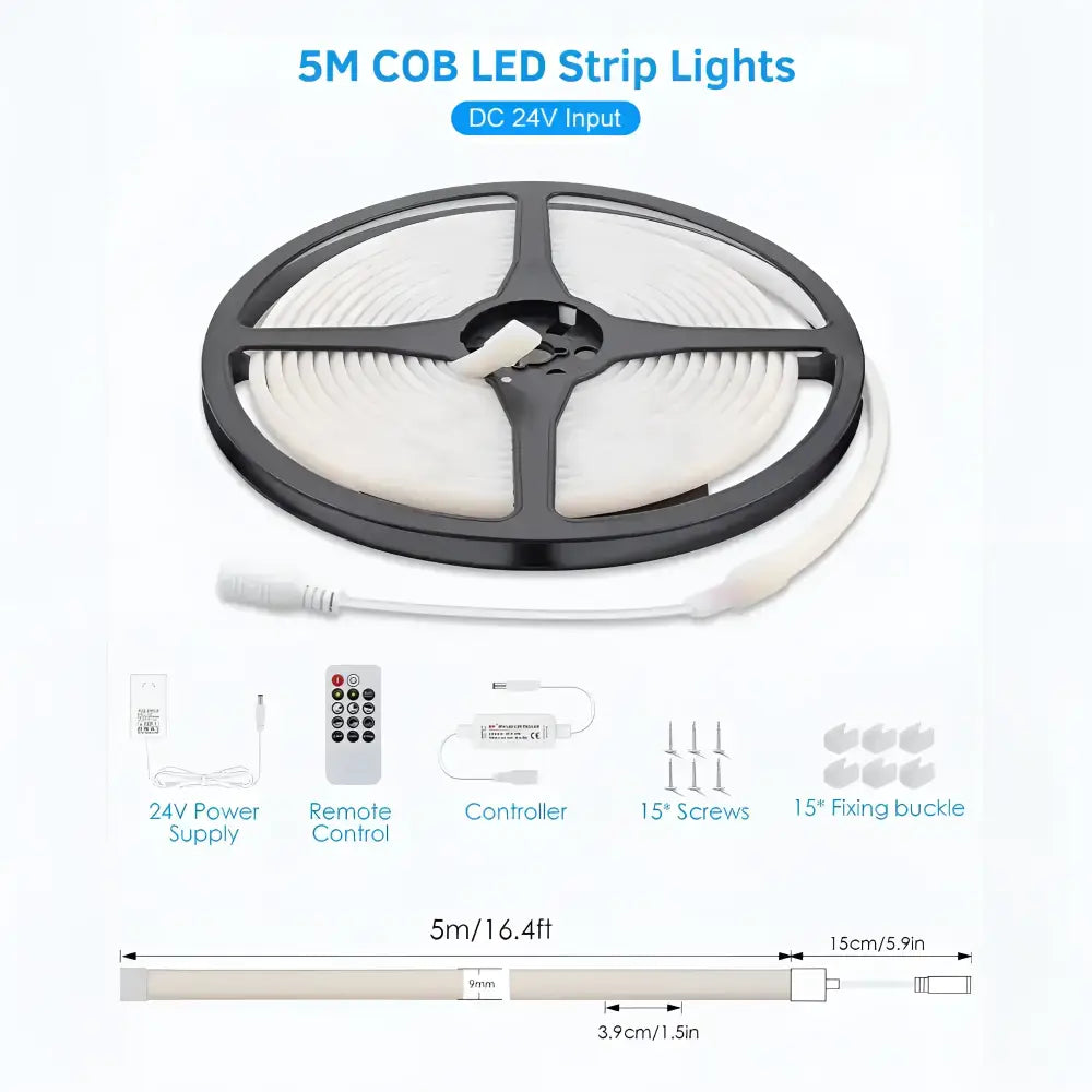 LumaFlex Linea AquaDim 3000K IP67 – Waterproof Dimmable LED Strip Light Kit