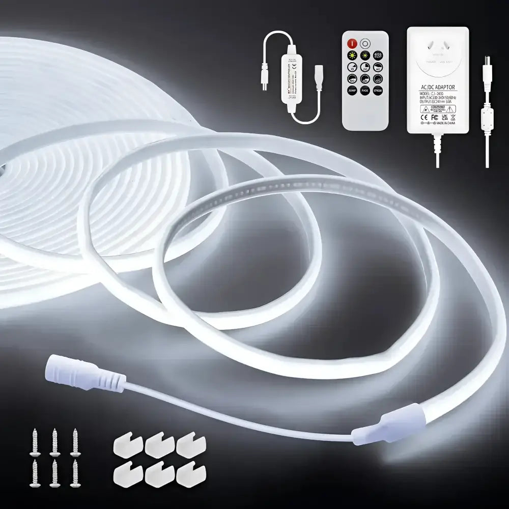 LumaFlex Linea AquaDim 6000K IP67 – Waterproof Dimmable LED Strip Light Kit