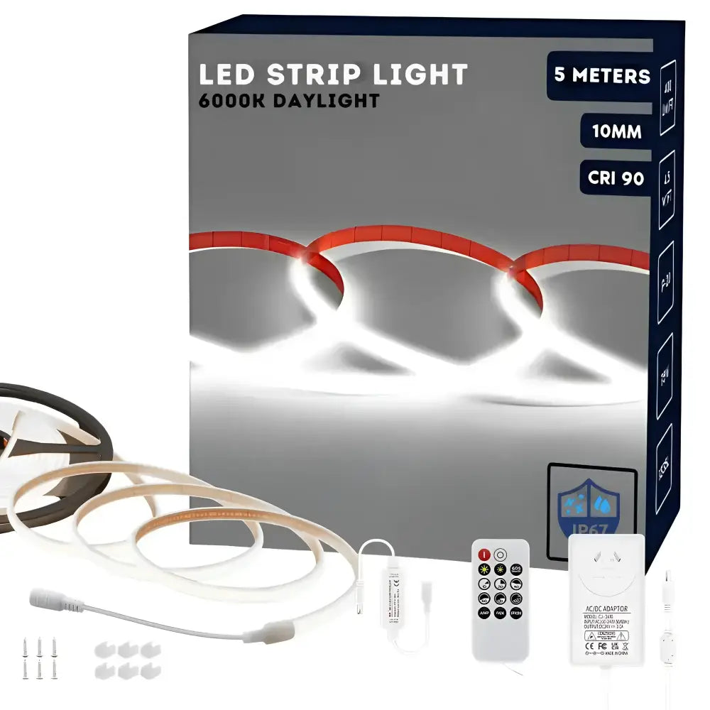 LumaFlex Linea AquaDim 6000K IP67 – Waterproof Dimmable LED Strip Light Kit