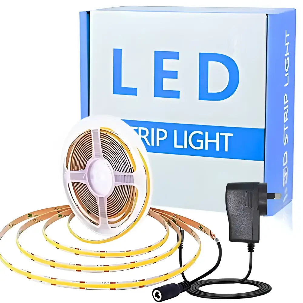 LumaFlex Linea Core 6000K COB LED strip light kit with power adapter
