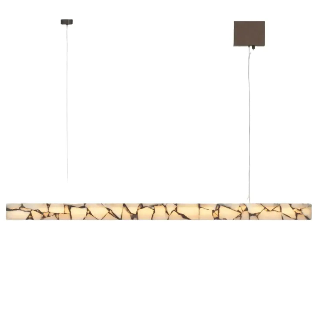Luminara Alabaster Style Spanish Marble LED Pendant Light
