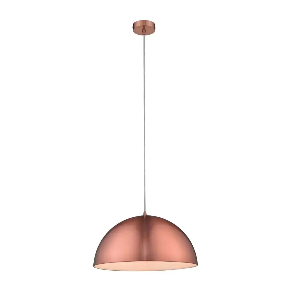 Domus Lighting PENDANTS Brushed Copper Domus LUNA-400 - 1 Light Pendant