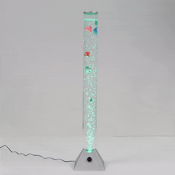 Luna Life Colour Changing Bubble Fish Lamp with Led