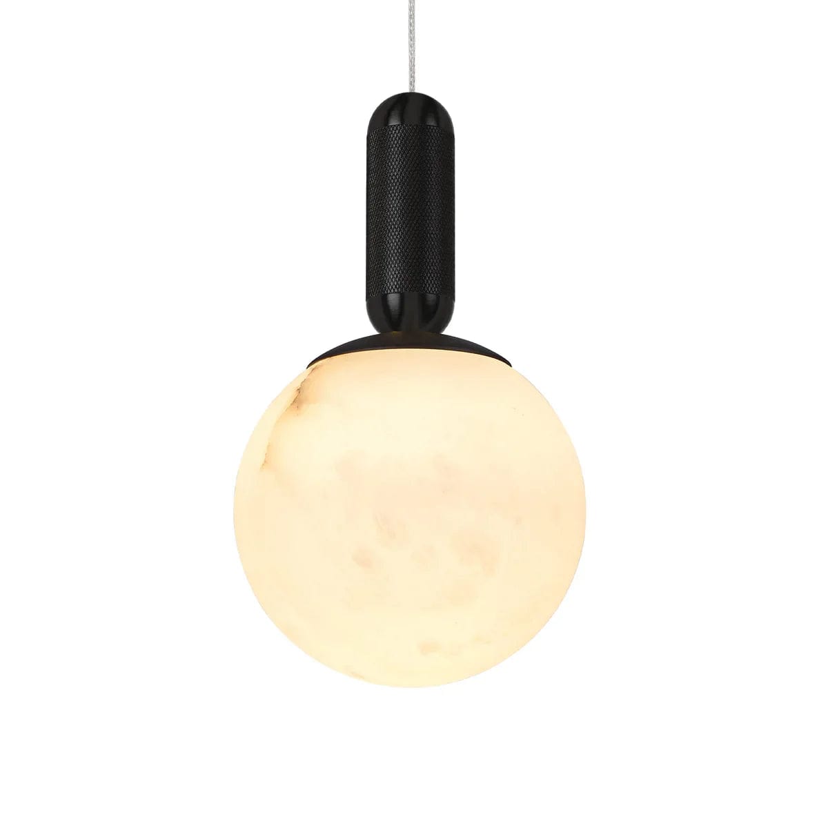 Green Earth Lighting Australia Pendant Light Lunar Black 11W Spanish Marble LED Pendant Light LUNARBL