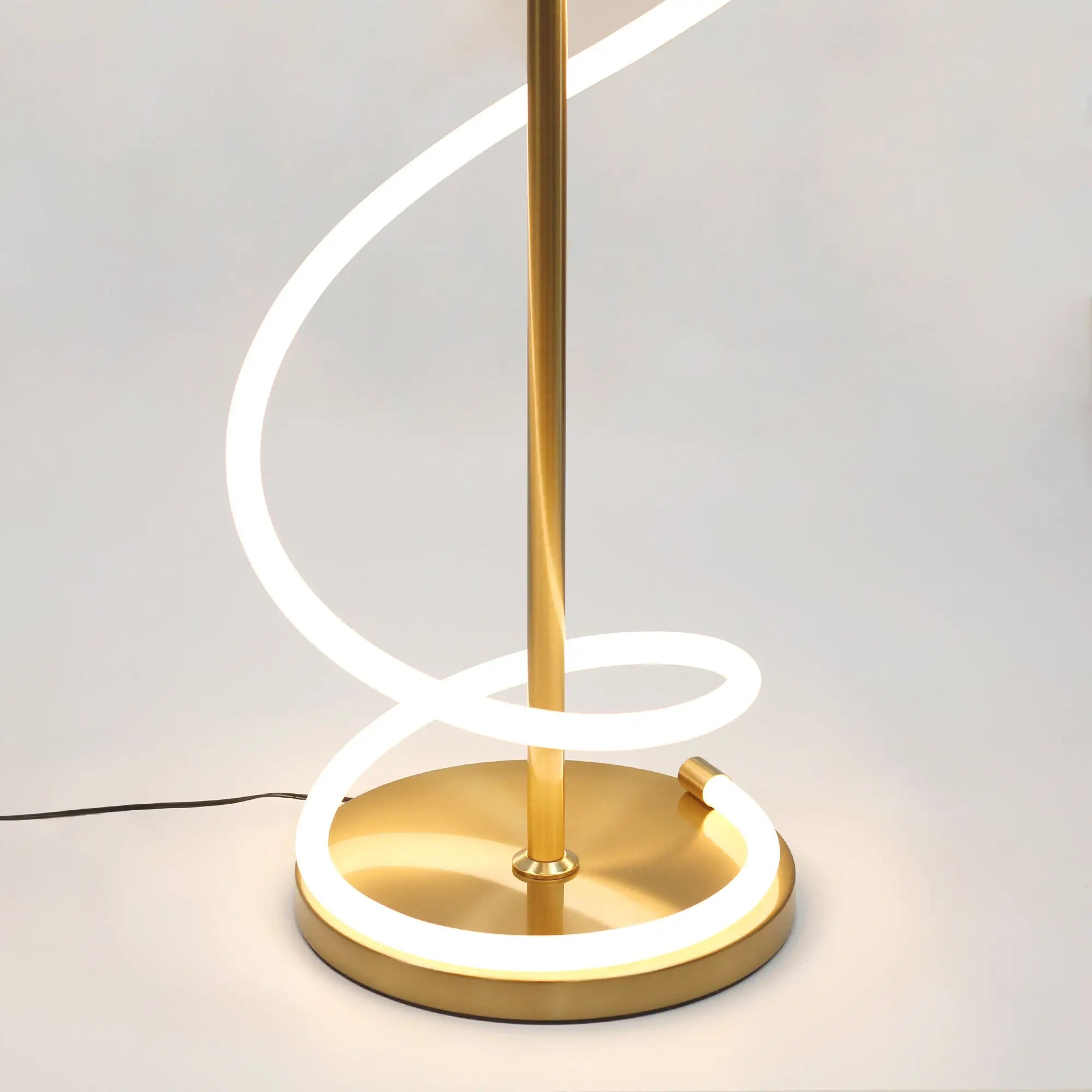 Lyona Led Floor Lamp - Gold Lexi Lighting