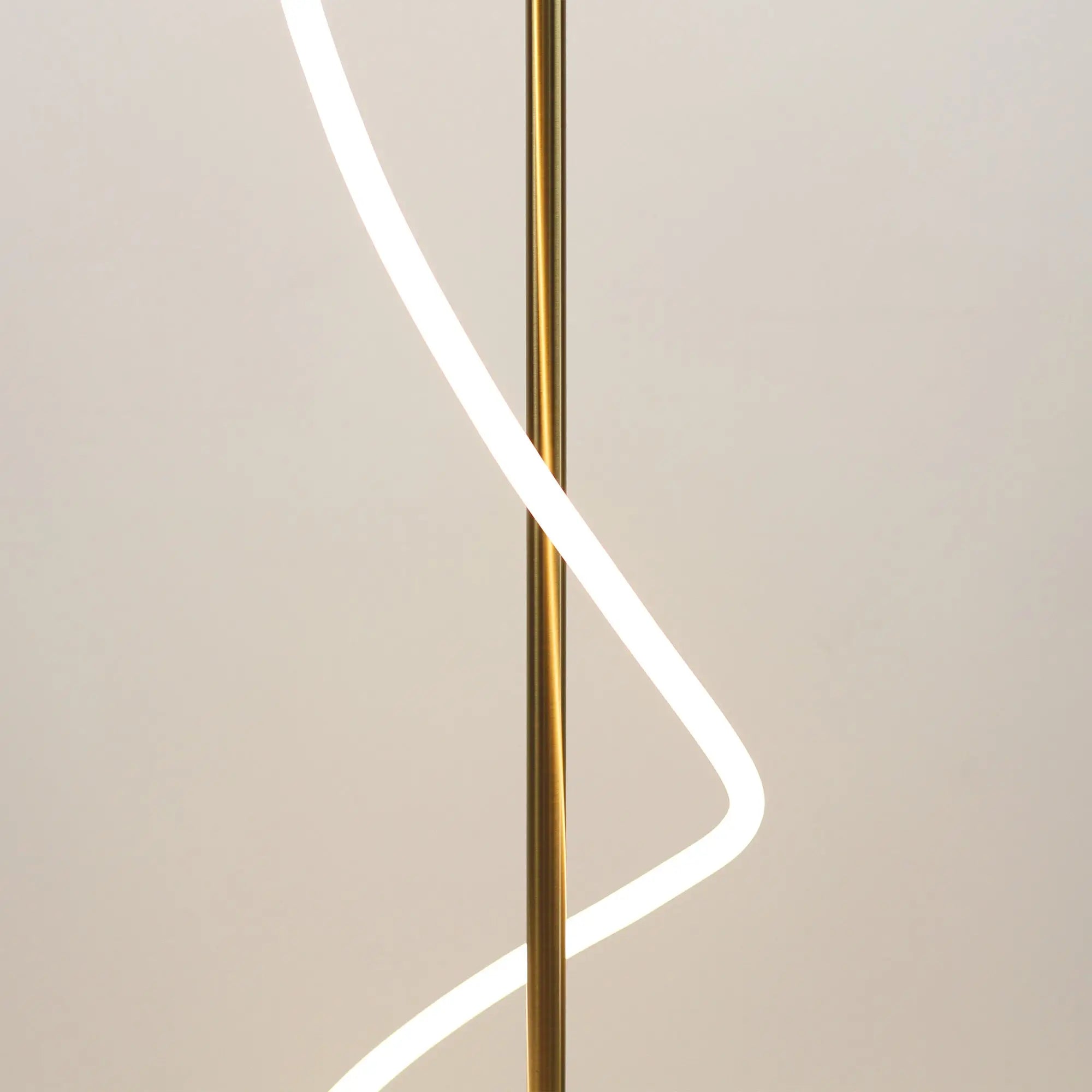 Lyona Led Floor Lamp - Gold Lexi Lighting