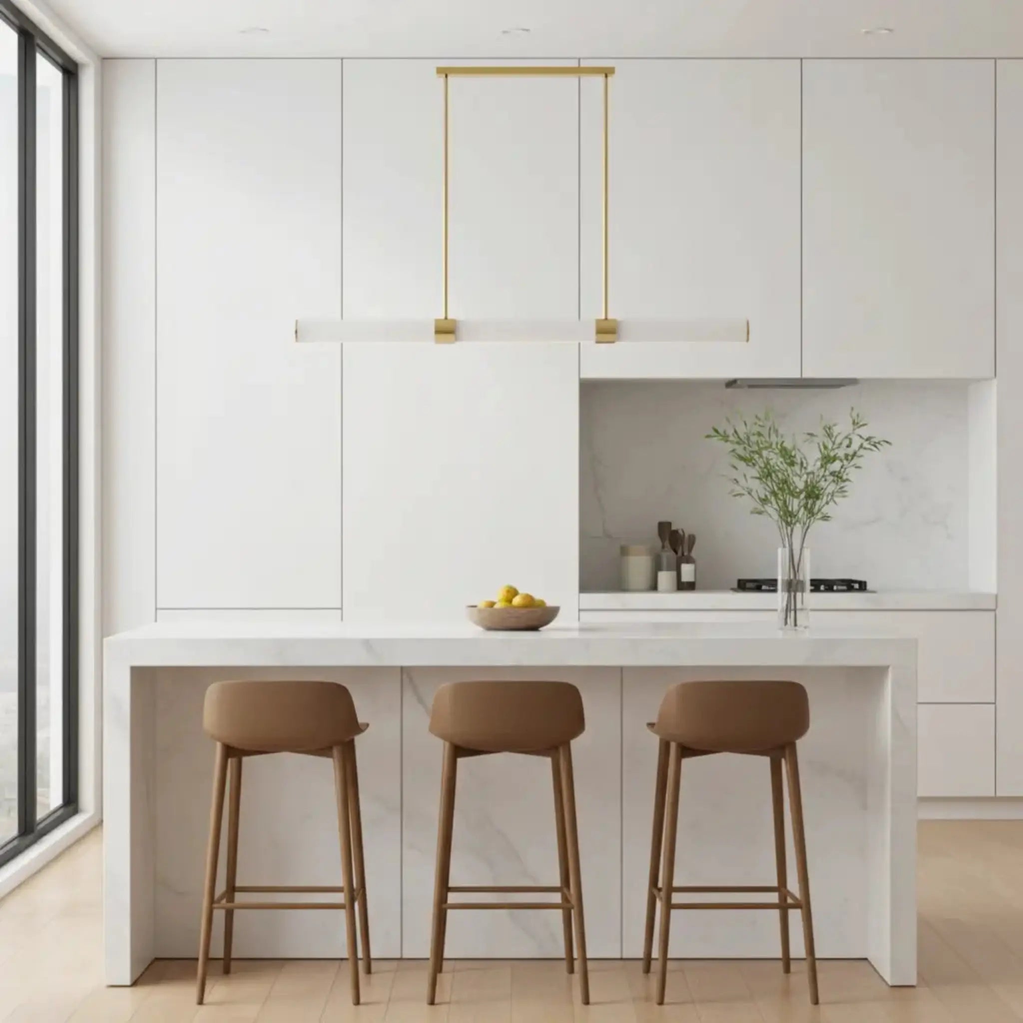 Madison Alabaster Style Spanish Marble Pendant Light
