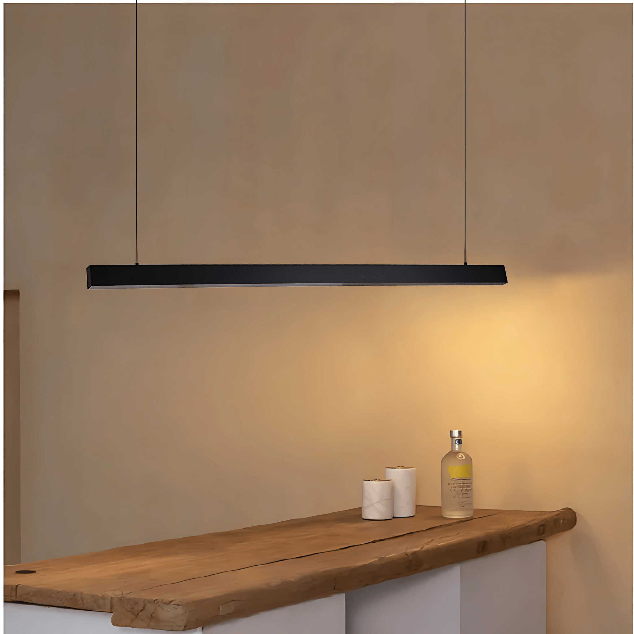 Green Earth Lighting Australia Home & Garden > Lighting Maisie Black Tri-Colour LED Pendant Light - 1800mm GE002PL161SB