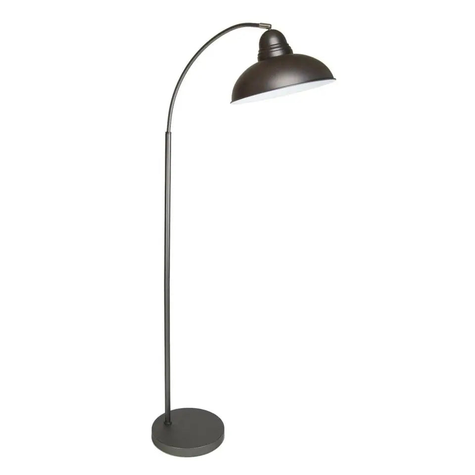 Manor Metal Floor Lamp - Antique Chrome
