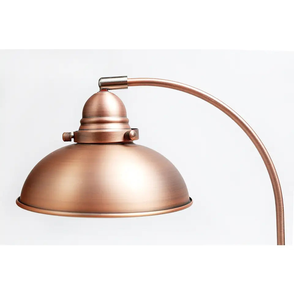 Manor Metal Floor Lamp - Antique Copper Lexi Lighting