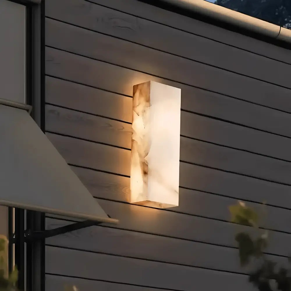 Green Earth Lighting Australia Exterior Wall Light MARBELLA IP65 Spanish Marble Exterior LED Wall Light