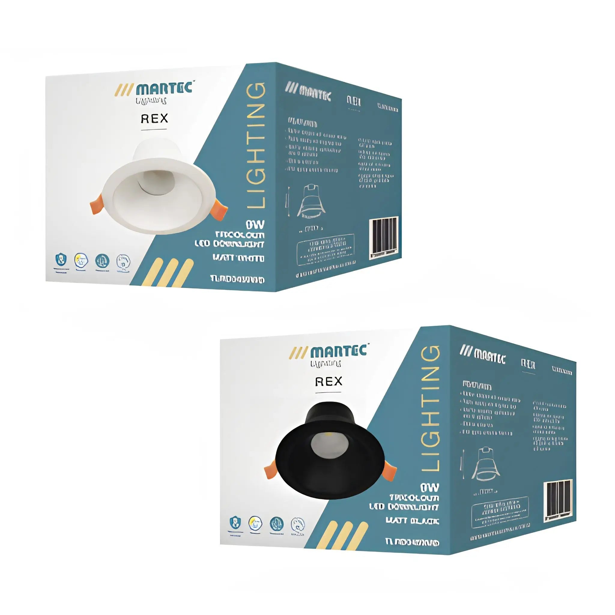 Martec Rex 9W Tri-Colour LED Dimmable Recessed Ceiling Light - 90mm