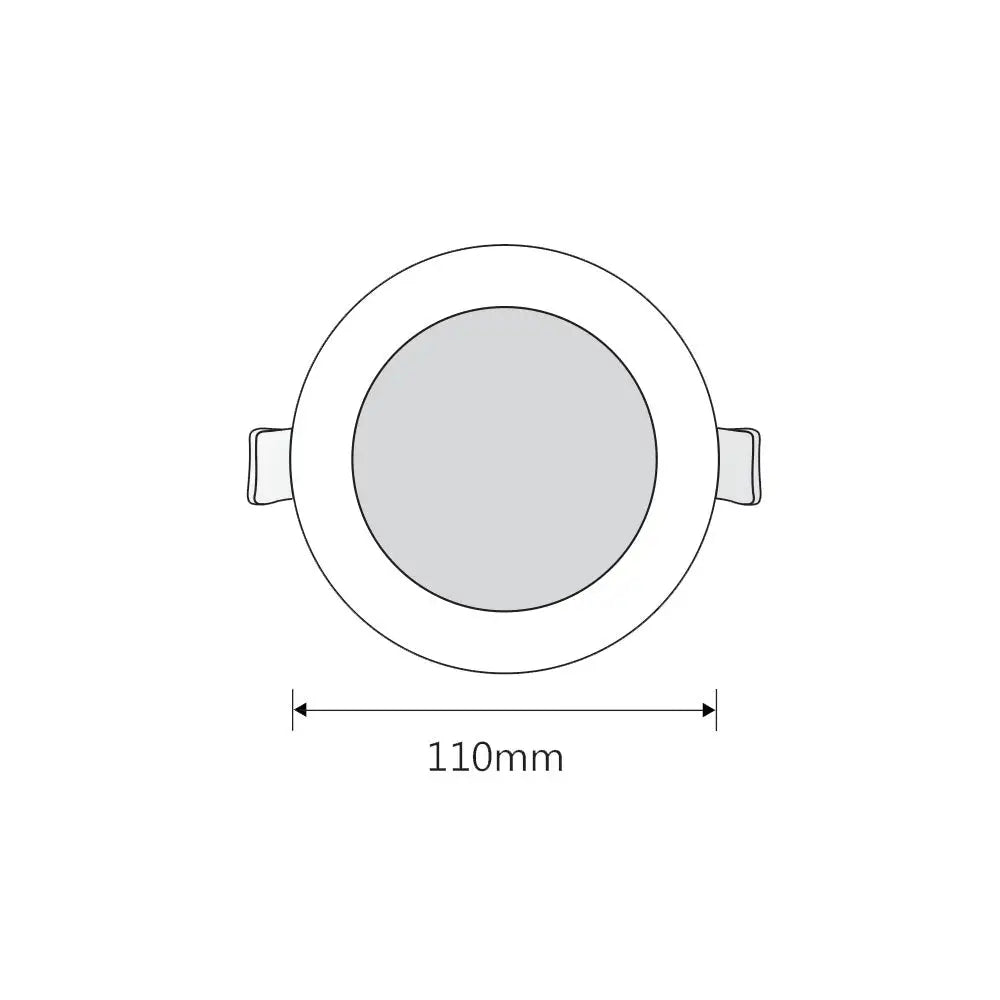 Martec Titan II 13W Quad-Colour LED Dimmable Recessed Ceiling Light - 90mm