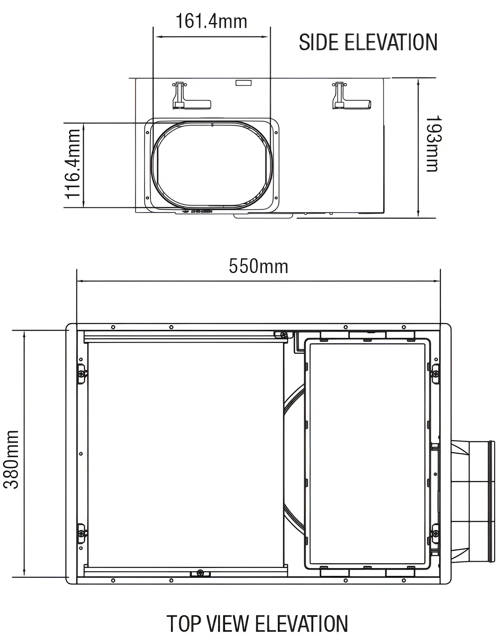 Martec Aspire Bathroom Heater & Exhaust Fan