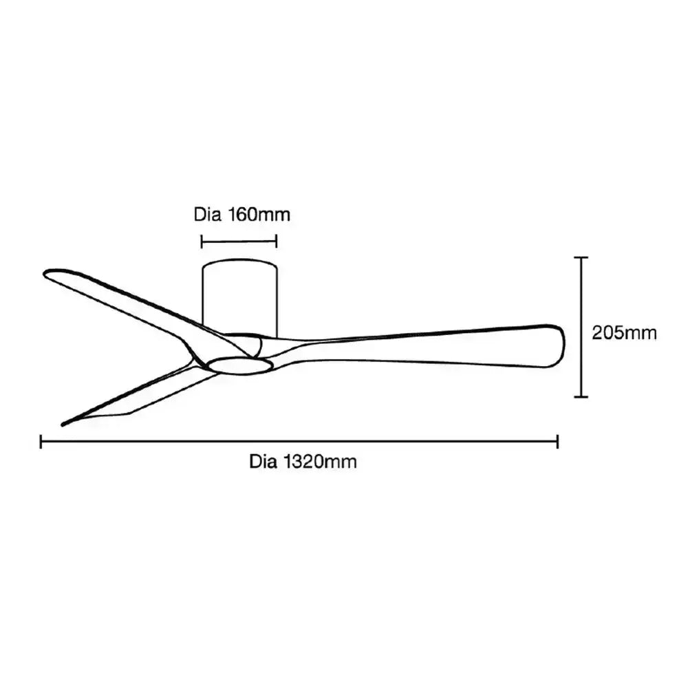 Fresno 52" DC Smart Ceiling Fan With WiFi Remote Control + CCT LED Light