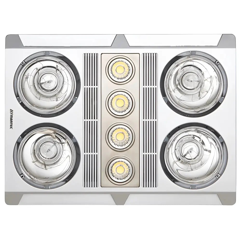 Martec Profile Plus 4 3 in 1 Bathroom Heater With Exhaust Fan And 4 LED Lights