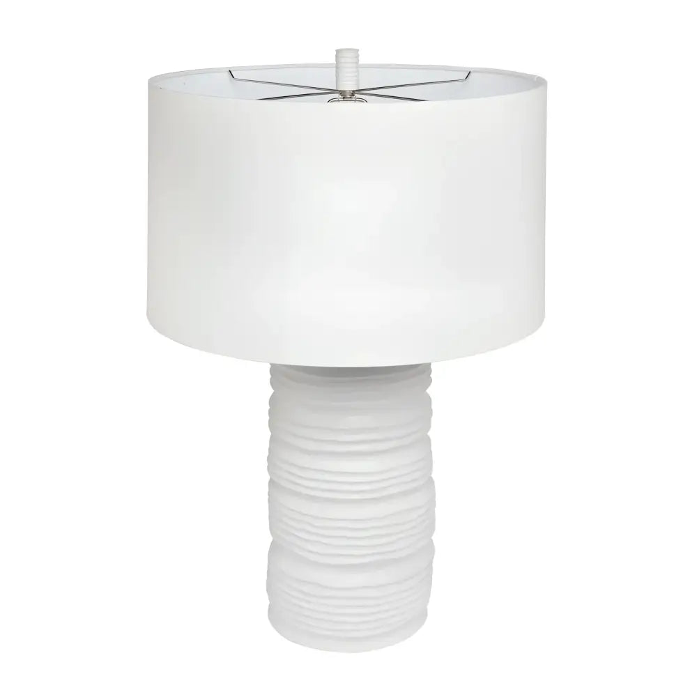 CAFE LIGHTING & LIVING Table Lamp Matisse Table Lamp - White w White Shade 12252