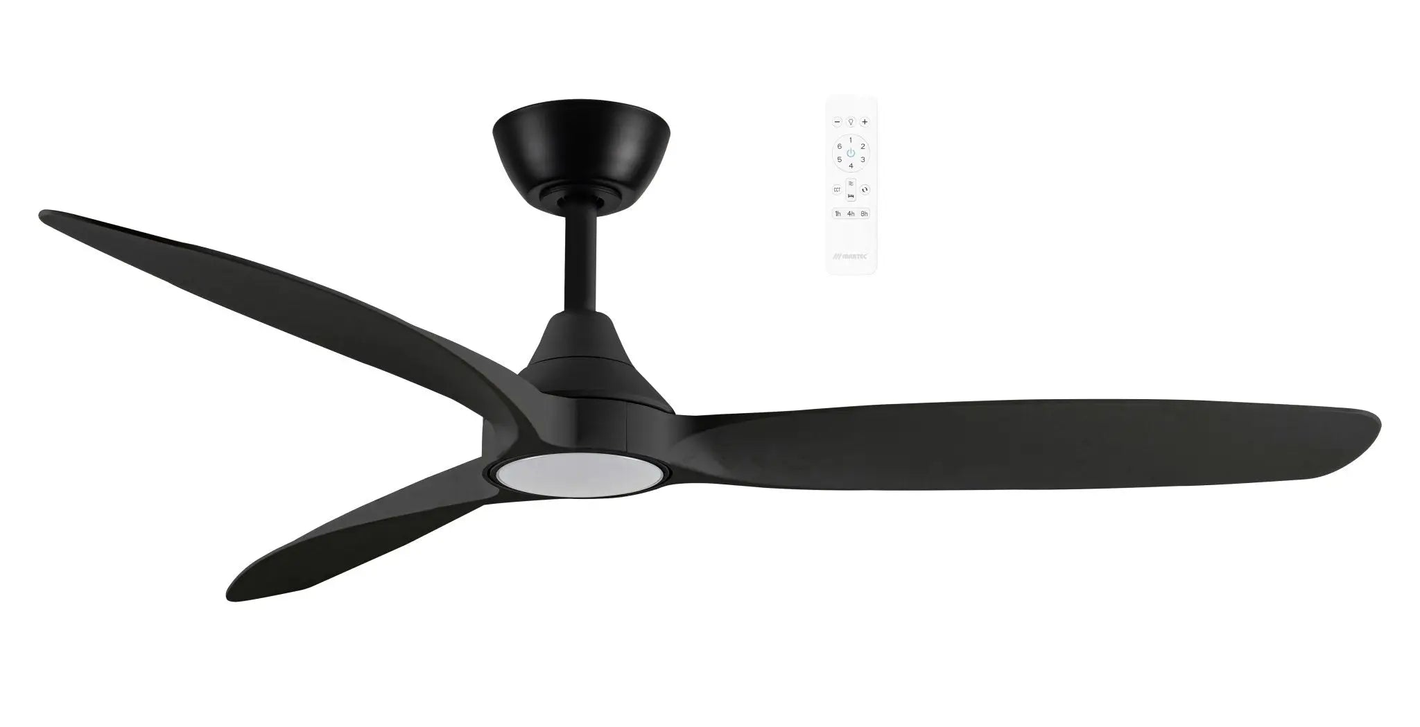 Seaforth 52″ Dc Smart Ceiling Fan with Wifi Remote - Matt Black