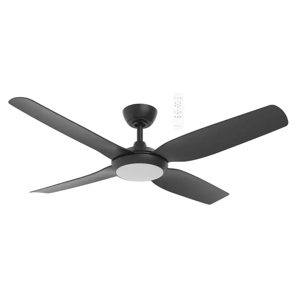 Viper 4 Blade 52″ Dc Smart Ceiling Fan with Wifi - Matt Black