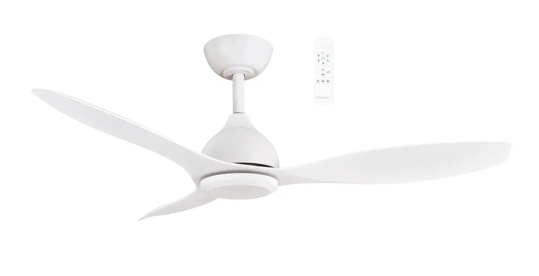 Elite 52″ Dc Smart Ceiling Fan with Wifi Remote - Matt White