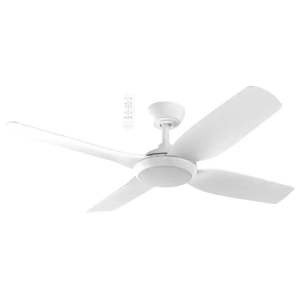 Viper 4 Blade 52″ Dc Smart Ceiling Fan with Wifi - Matt White