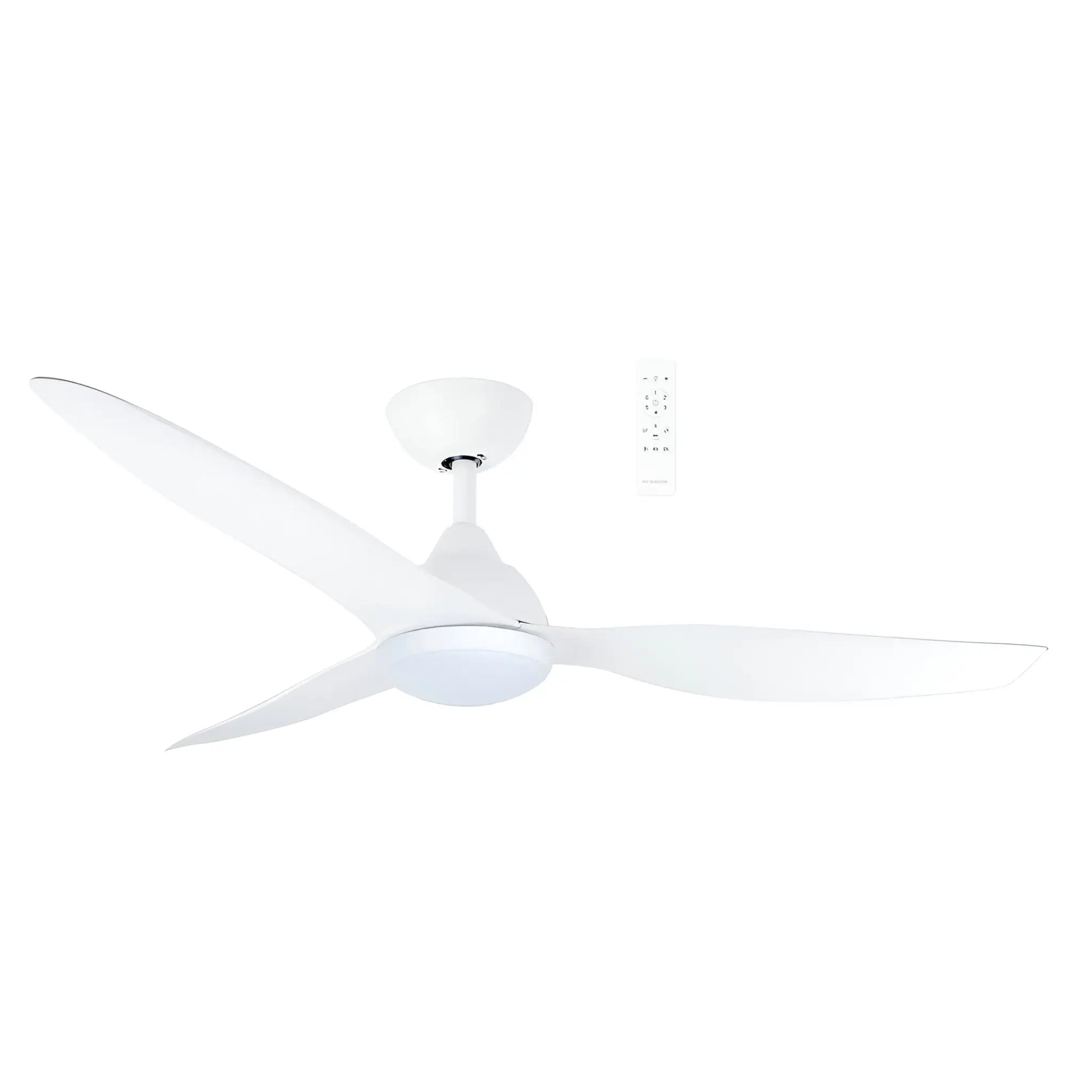 Martec Avoca 52 Inch Smart Ceiling Fan with Led Light - Matt White