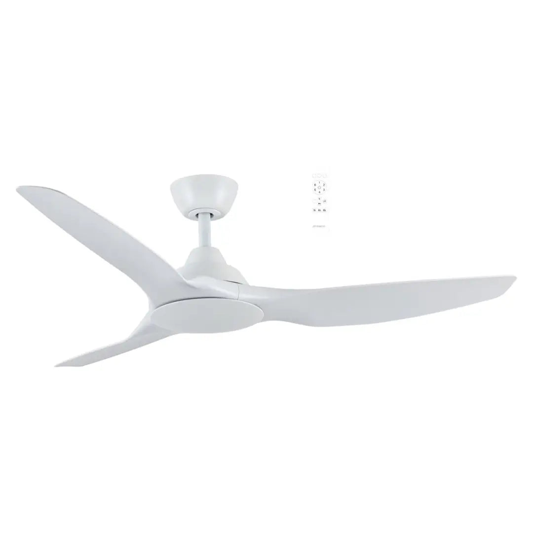 Martec Impact Dc Smart Ceiling Fan 52 Inch Wifi Remote - Matt White