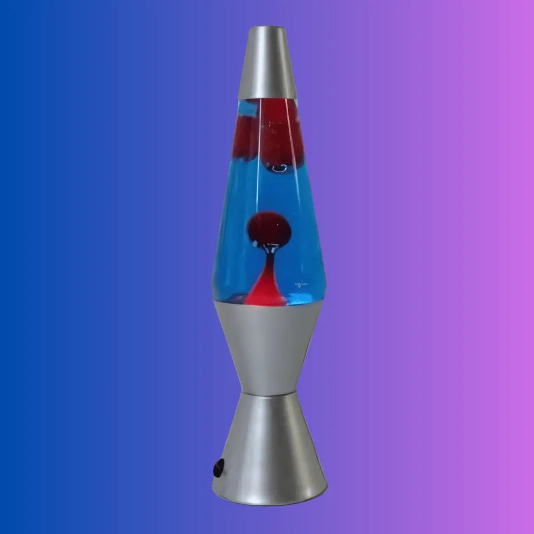 Mdi Australia Diamond Motion Lamp with Silver Base Red Blue