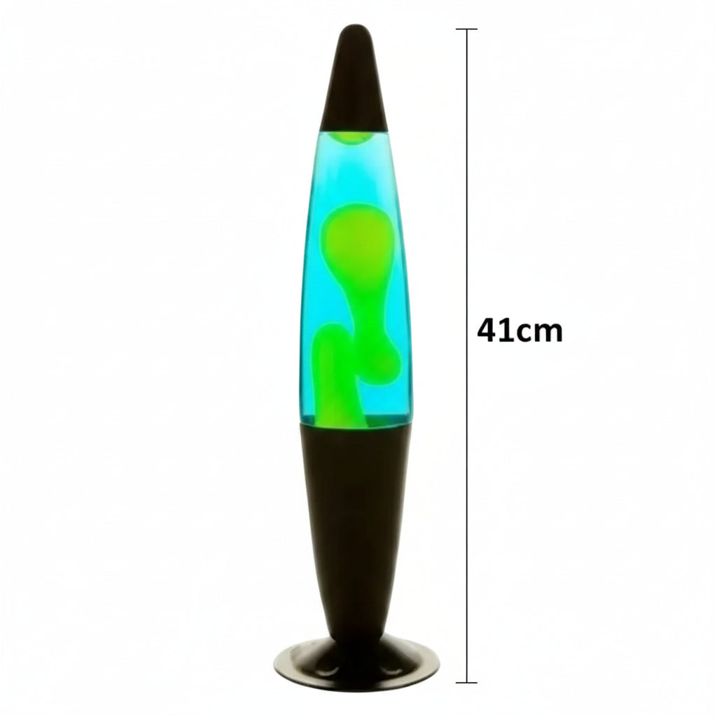 MDI Black Yellow Blue Peace Motion Lava Lamp