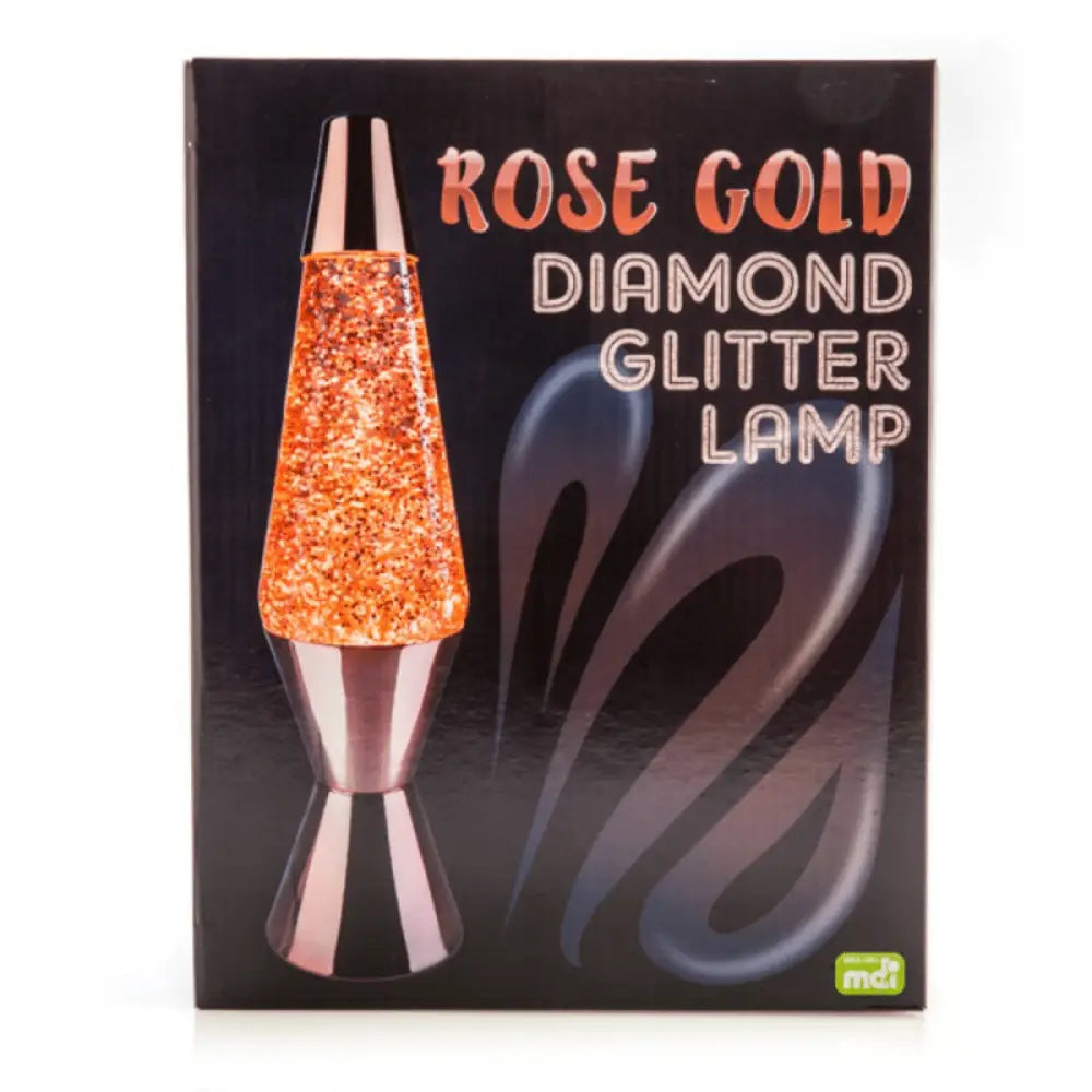 MDI Lava Lamp Rose Gold Diamond Glitter Lava Lamps KLS-DGL/RG