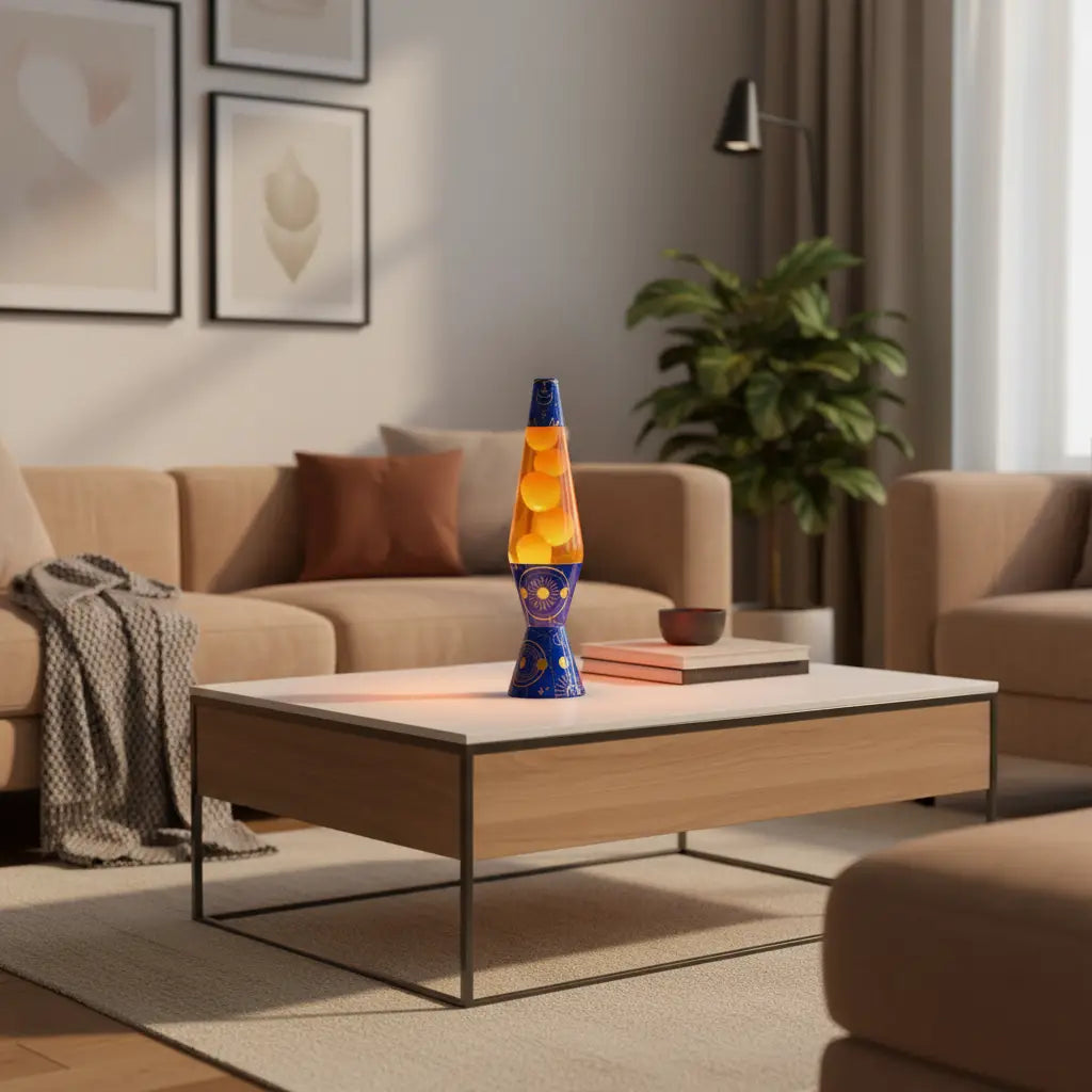 Moon Phases Diamond Motion Lava Lamp