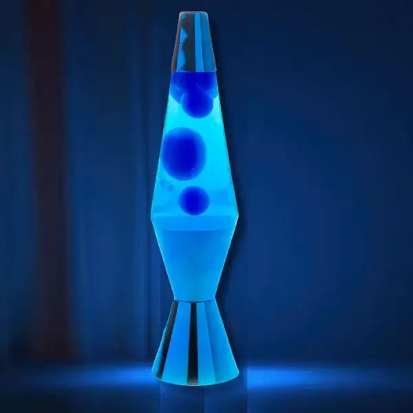 Metallic Blue Diamond Motion Lava Lamp