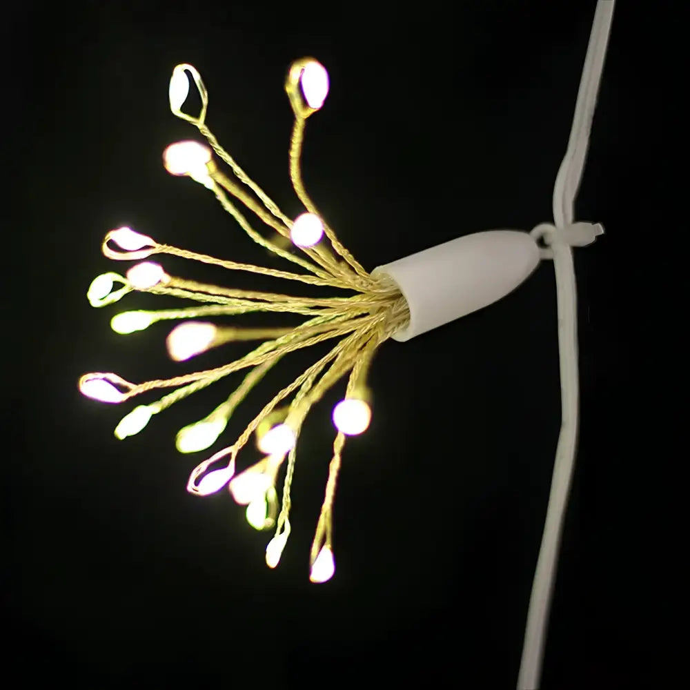 Green Earth Lighting Australia Christmas & Decoration Lights Dark Green Micro LED Flowers String Light Chain - Dark Green/White Cord MIC006G